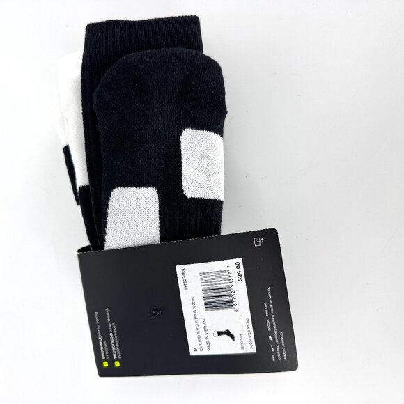 Nike Elite Everyday Crew Socks 3 Pack Black White Grey Size Medium NWT - Picture 4 of 6